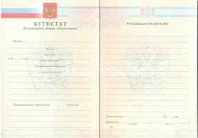 Аттестат за 9 класс 2007-2010 в Новокуйбышевске